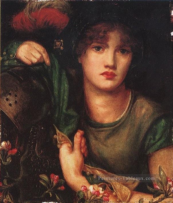Ma dame Greensleeves préraphaélite Fraternité Dante Gabriel Rossetti Peintures à l'huile
